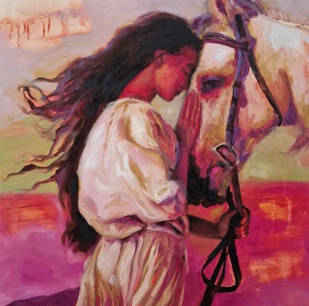 Whisper of the soul, painting by Mirela Patras