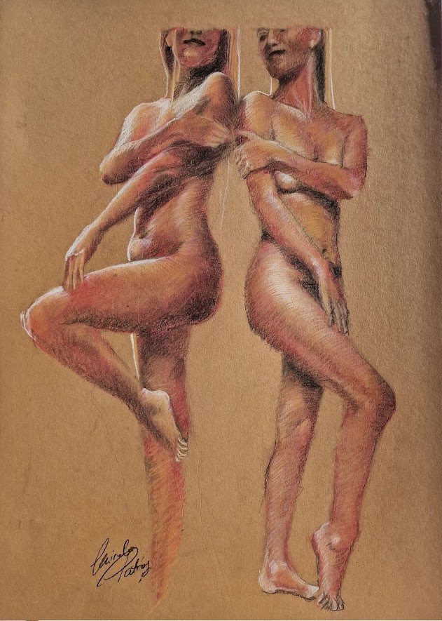 Ina, painting by Mirela Patras