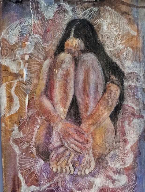 Safe, painting by Mirela Patras