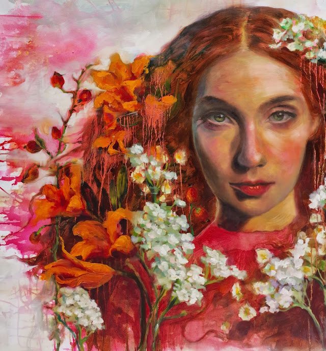 Autumn, painting by Mirela Patras