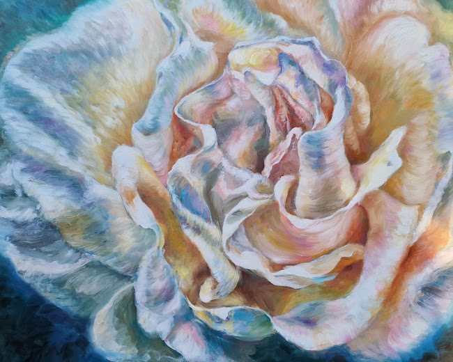 Delicate, painting by Mirela Patras