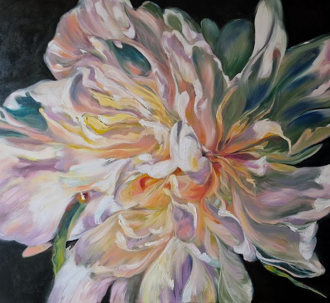 Flow, painting by Mirela Patras