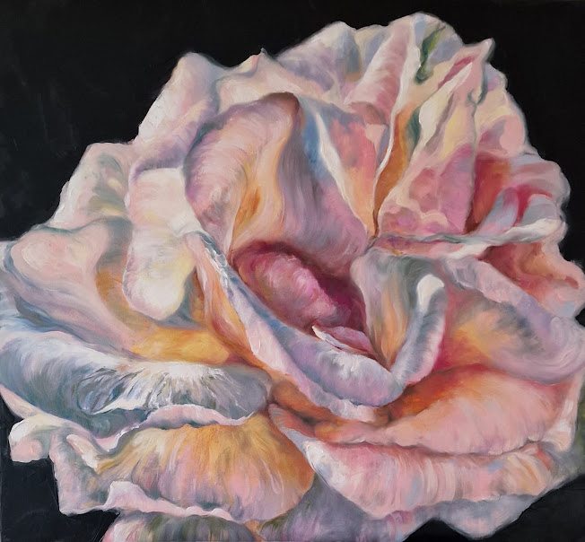 Whispers of bloom, painting by Mirela Patras