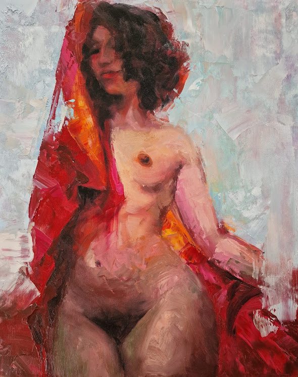 Mara, painting by Mirela Patras