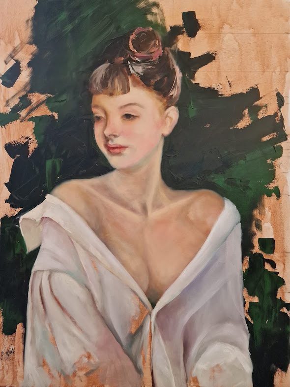 Serenity, painting by Mirela Patras