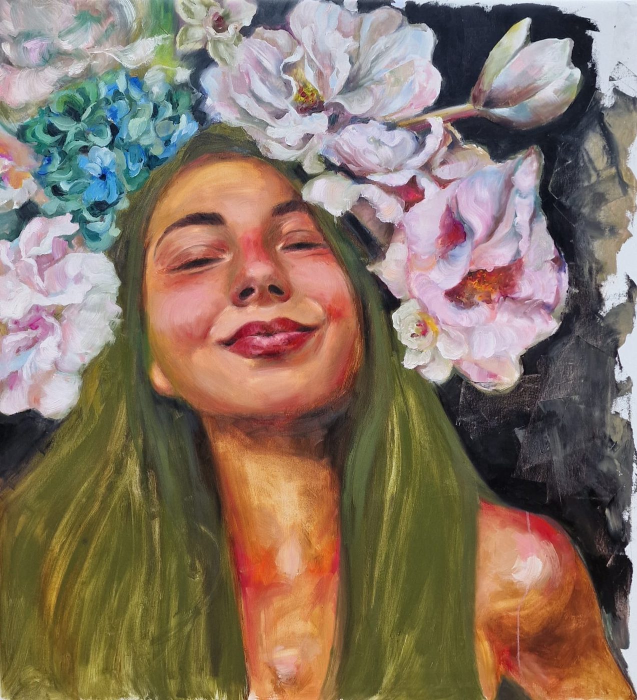 Radiance, painting by Mirela Patras